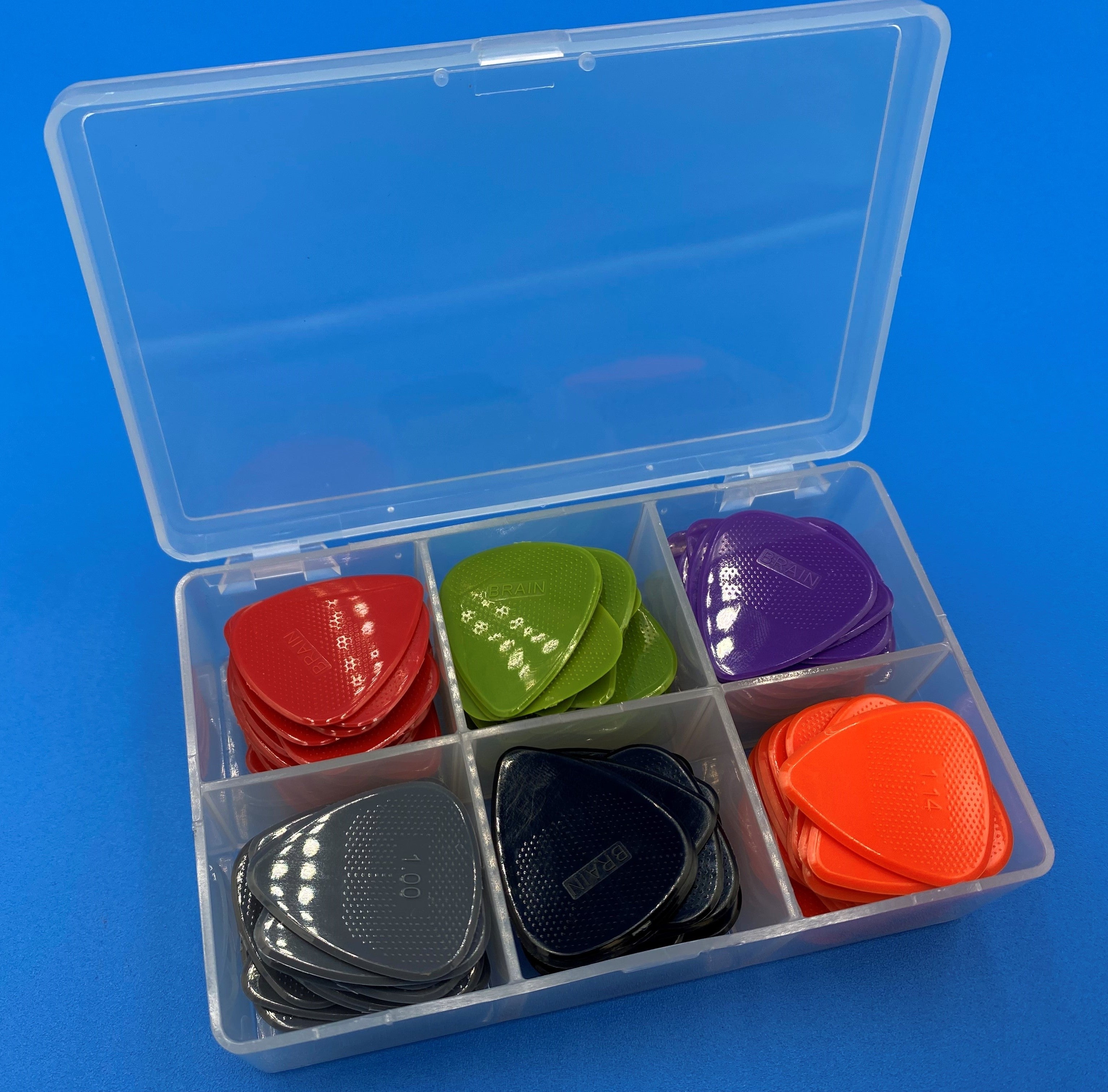D23 Case, 6 Bays, Clarified Polypropylene (carton of 108 ea)