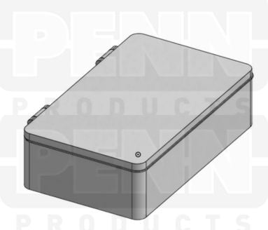 D23 Case, 1 Bay with Hang Tab, Clear Impact-Protected Copolymer (carton of 108 ea)