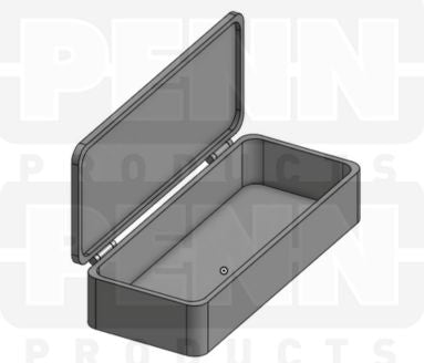 D53 Case, 1 Bay, Clear Impact-Protected Copolymer (carton of 82 ea)