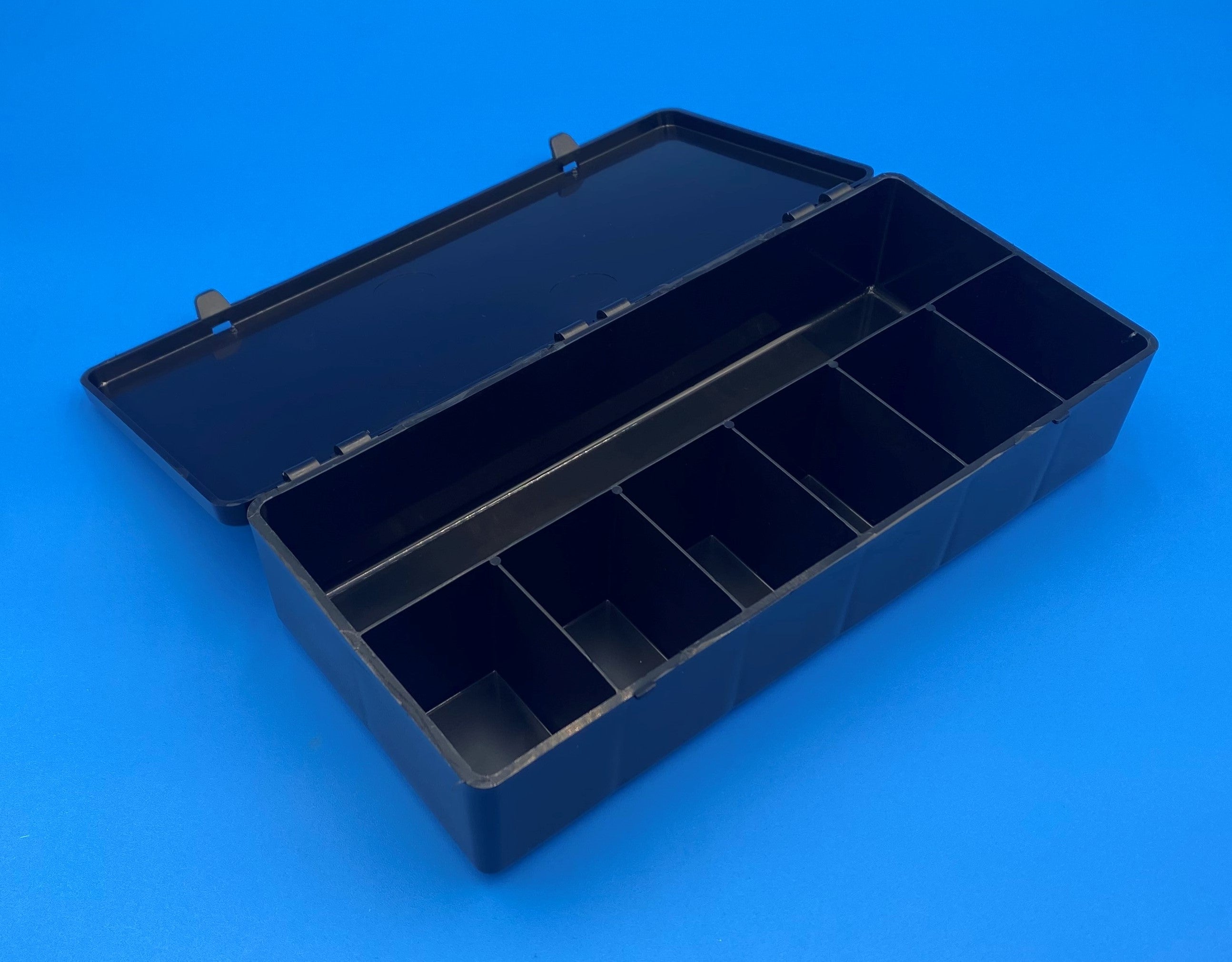 D54 Case, 7 Bays, Black Conductive Polypropylene (carton of 36 ea)