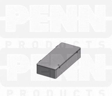 D54 Case, 17 Bays, Black Conductive Polypropylene (carton of 36 ea)