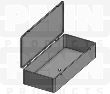 D54 Case, 1 Bay, Clear Impact-Protected Copolymer (carton of 36 ea)