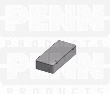D54 Case, 7 Bays, Clear Impact-Protected Copolymer (carton of 36 ea)