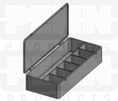 D54 Case, 7 Bays, Clear Impact-Protected Copolymer (carton of 36 ea)
