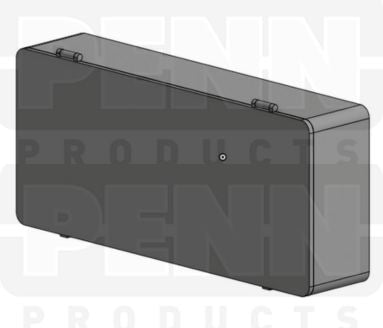 D54 Case, 3 Bays, Clear Impact-Protected Copolymer (carton of 36 ea)