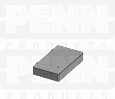 D55 Case, 12 Bays, Clear Impact-Protected Copolymer (carton of 32 ea)
