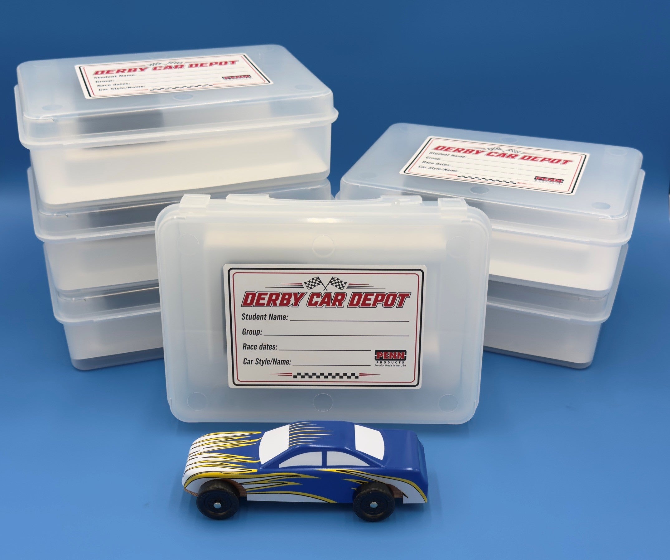 Derby Car Depot Case for Pinewood Cars (carton of 6 ea)