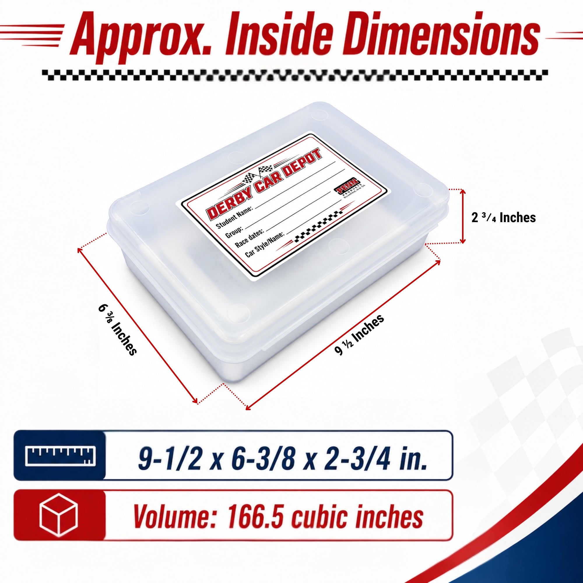 Derby Car Depot Case for Pinewood Cars