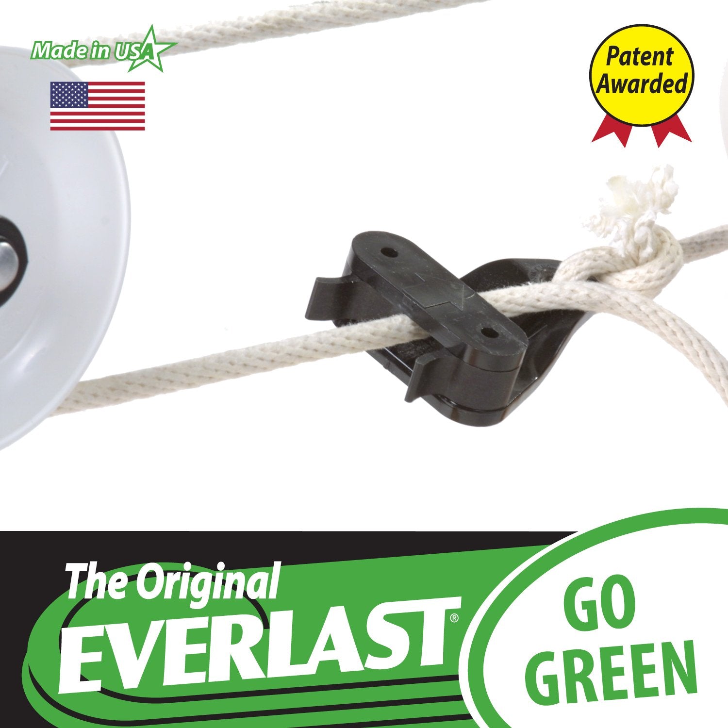 Everlast #90 Line Tightener attached to a clothesline