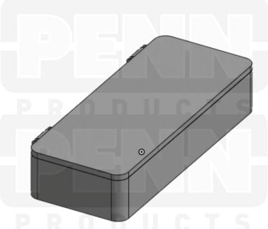 D53 Case, 3 Bays, Clarified Polypropylene (carton of 82 ea)
