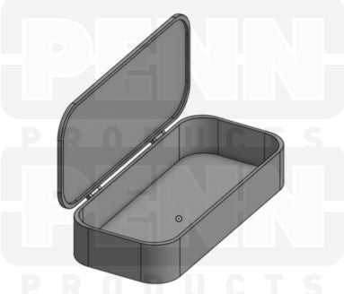 D83 Case, 1 Bay, Clarified Polypropylene (carton of 30 ea)