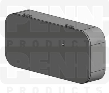 D83 Case, 1 Bay, Clarified Polypropylene (carton of 30 ea)