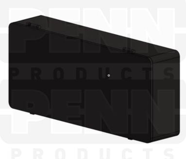 D54 Case, 7 Bays, Black Conductive Polypropylene (carton of 36 ea)