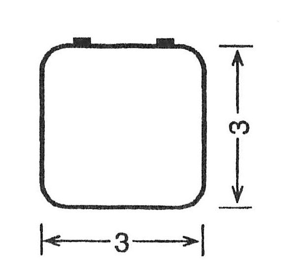 D20 Case, 1 Bay, sketch with dimensions