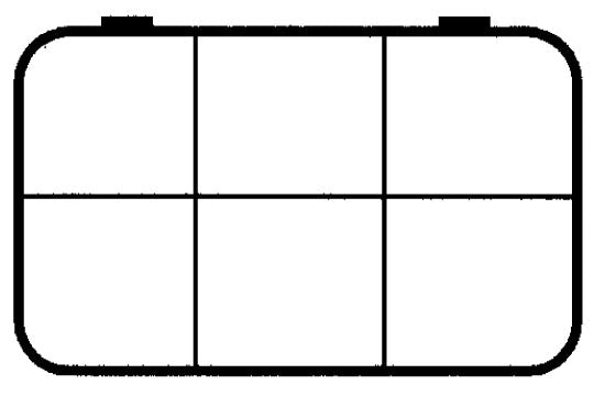 D23 case, 6 bays, sketch