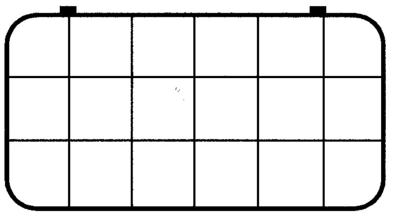 D26 case, 18 bays, sketch