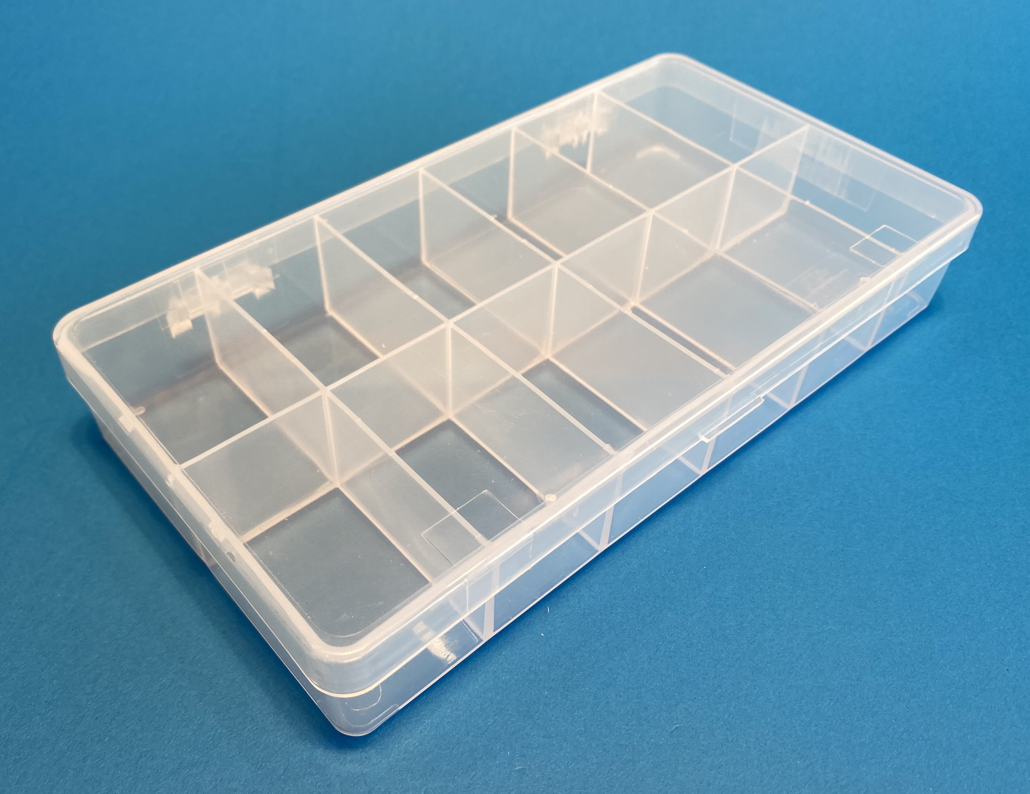 18 Grids Transparent Storage Box Plastic Compartment Organizer Case