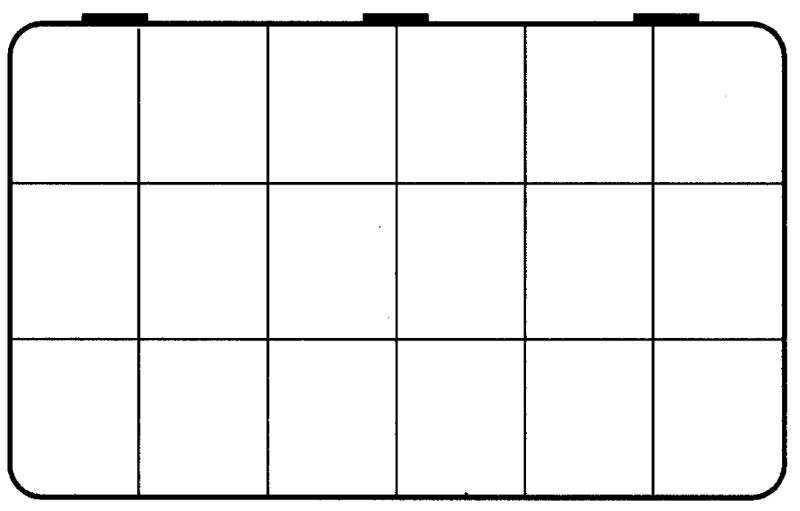 D55 case, 18 bays, sketch