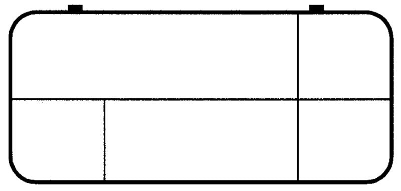 D83 case, 5 bays, sketch