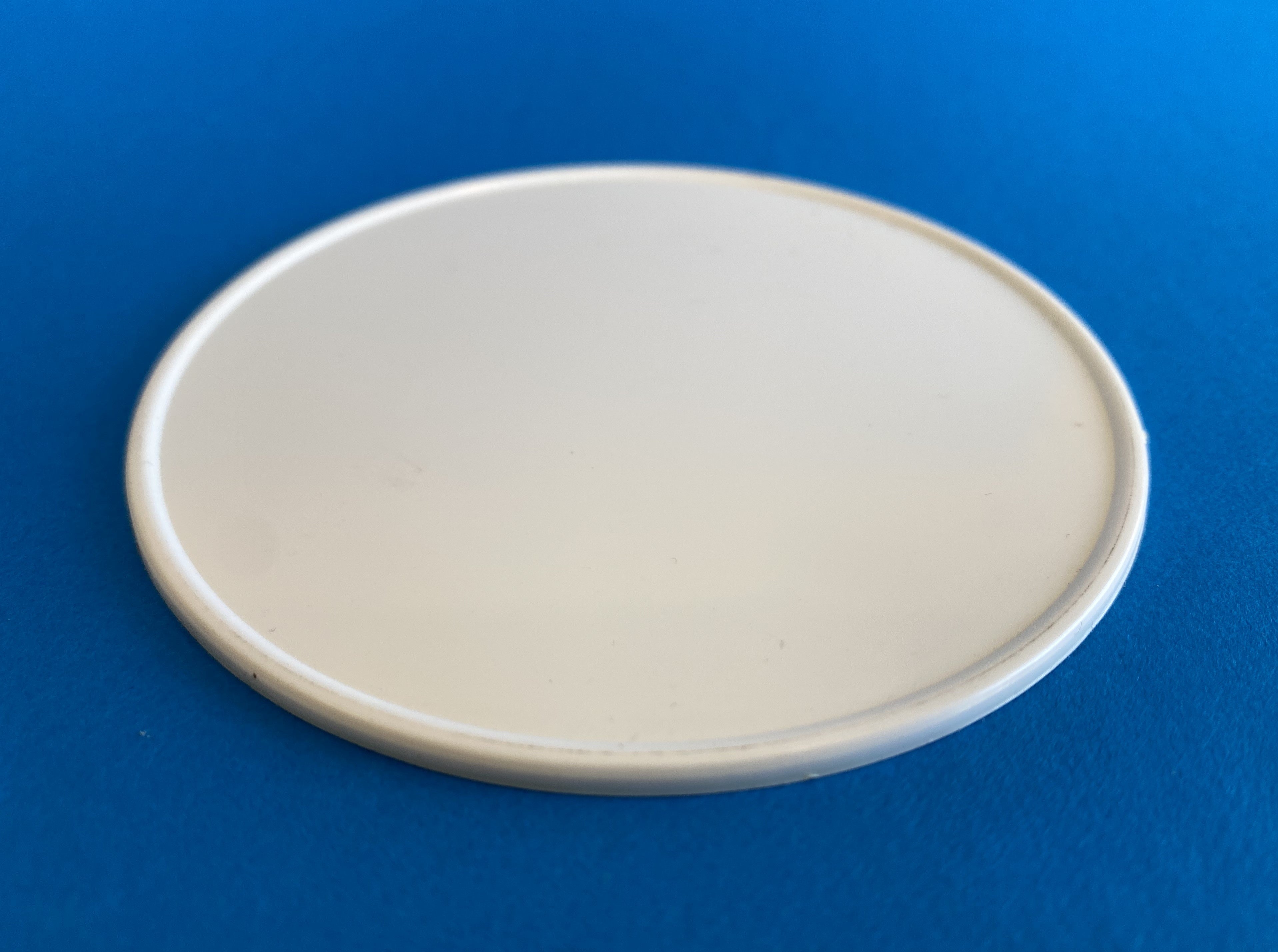 Drink Coaster in white, side view
