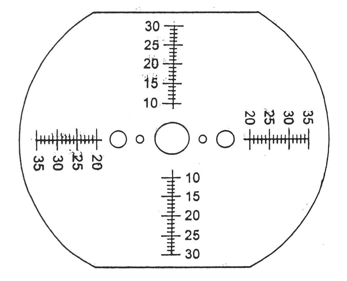 Lens Pattern Blank - Heavy Duty #72S - sketch