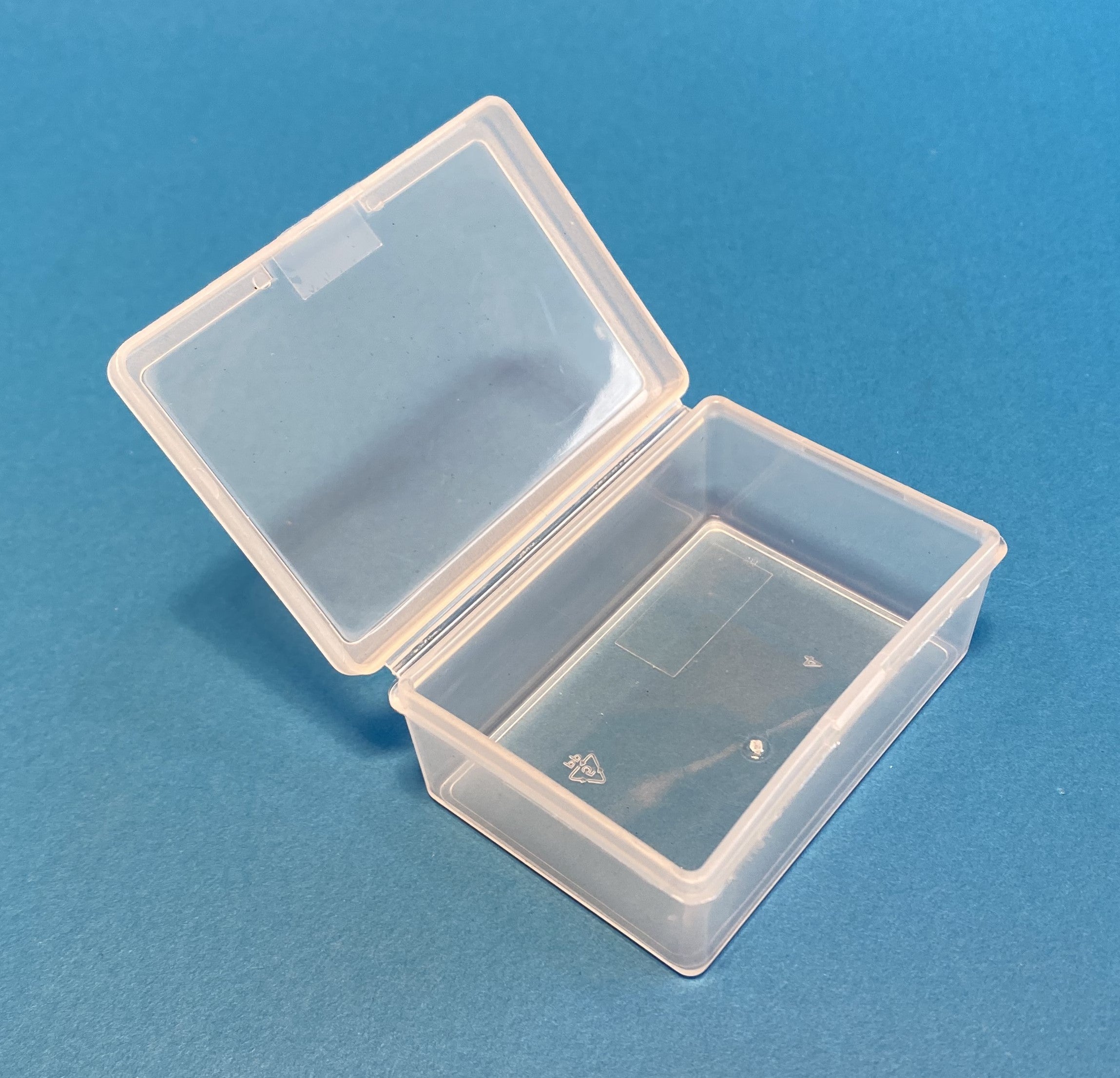 PC case in clear polypropylene, open
