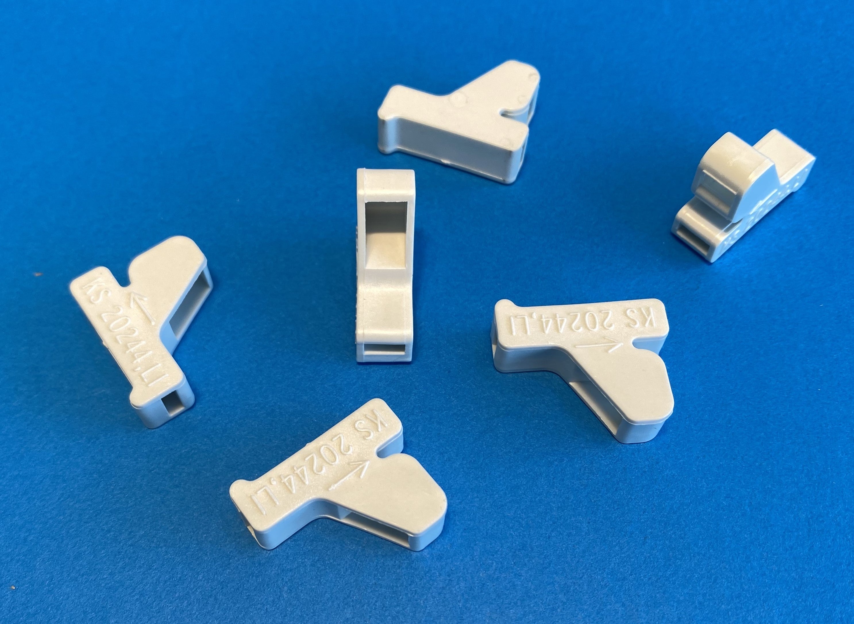 Plug KS-2044L1 group of 6 showing the part at various angles