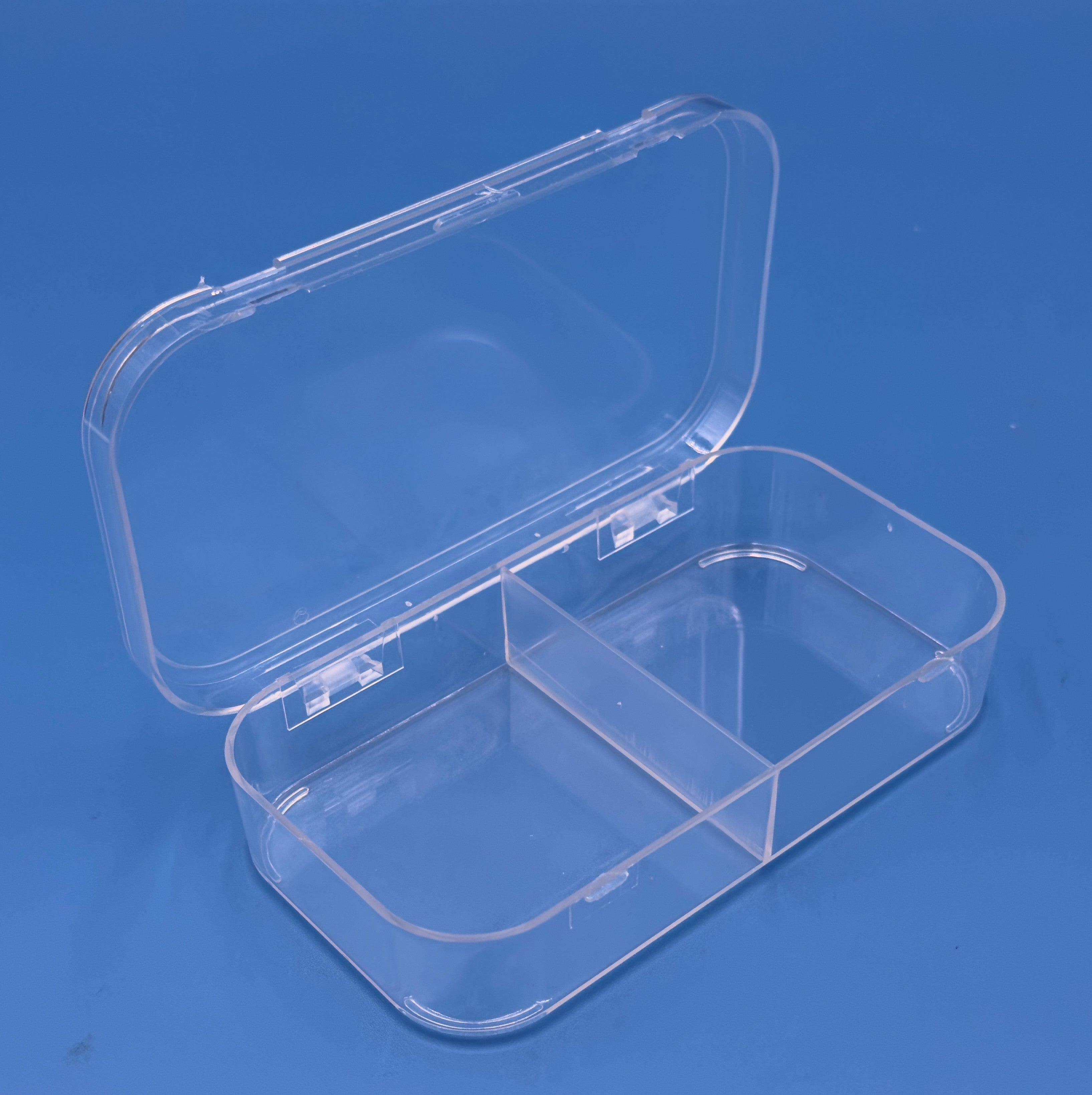 D25 Case, 2 Bays, Clear Impact-Protected Copolymer  (carton of 65 ea)