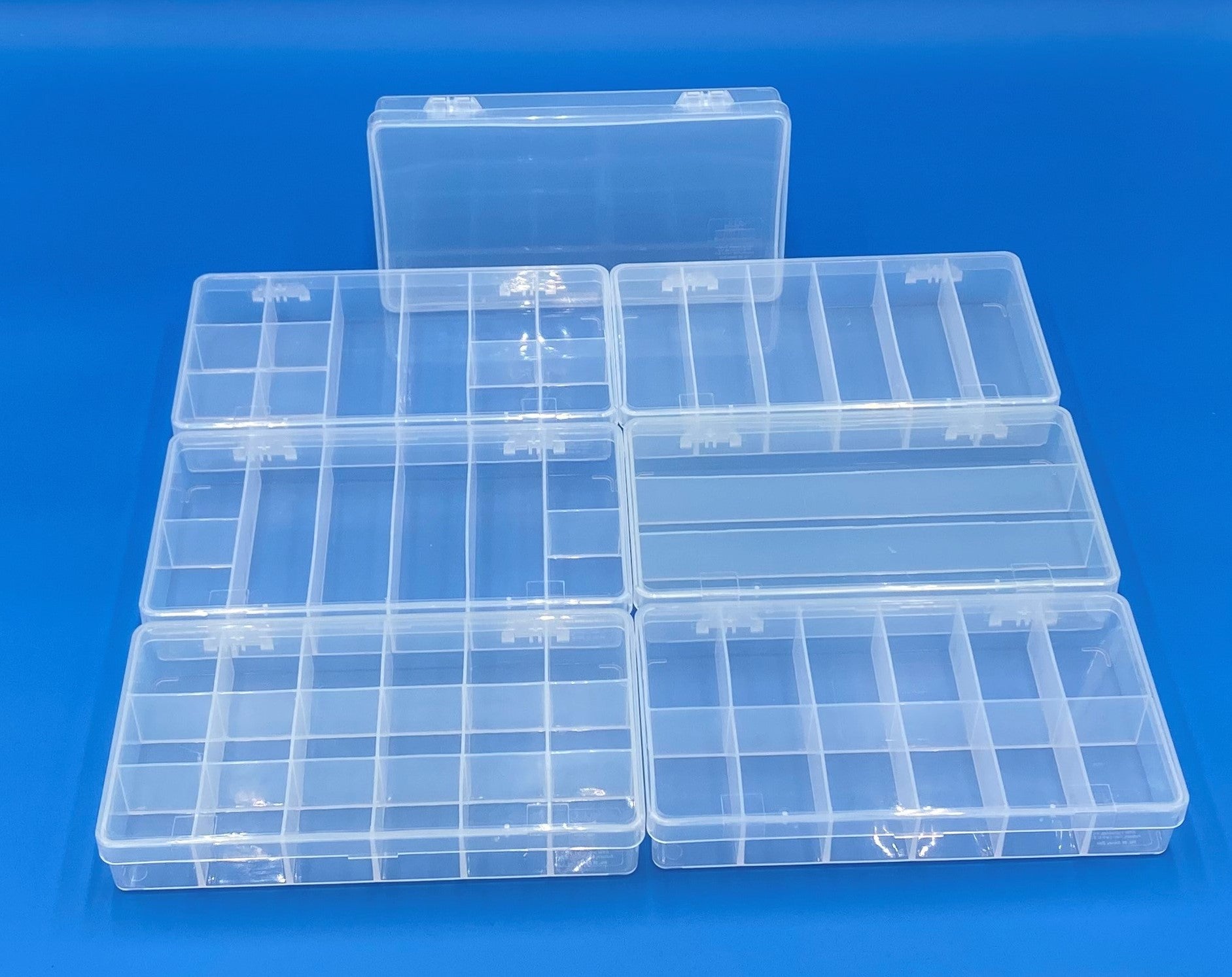 D26 Organizer Case, Variety Pack, Clarified Polypropylene (carton of 7 ea)