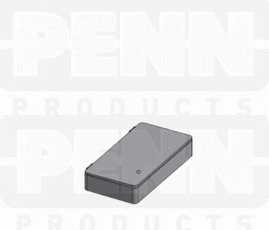 D26 Case, 6 Bays with Hang Tab, Clarified Polypropylene (carton of 32 ea)