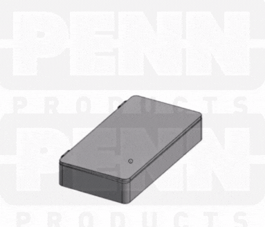 D26 Case, 8 Bays, Black Conductive Polymer (carton of 76 ea)