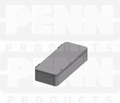 D53 Case, 3 Bays, Black Conductive Polypropylene (carton of 82 ea)