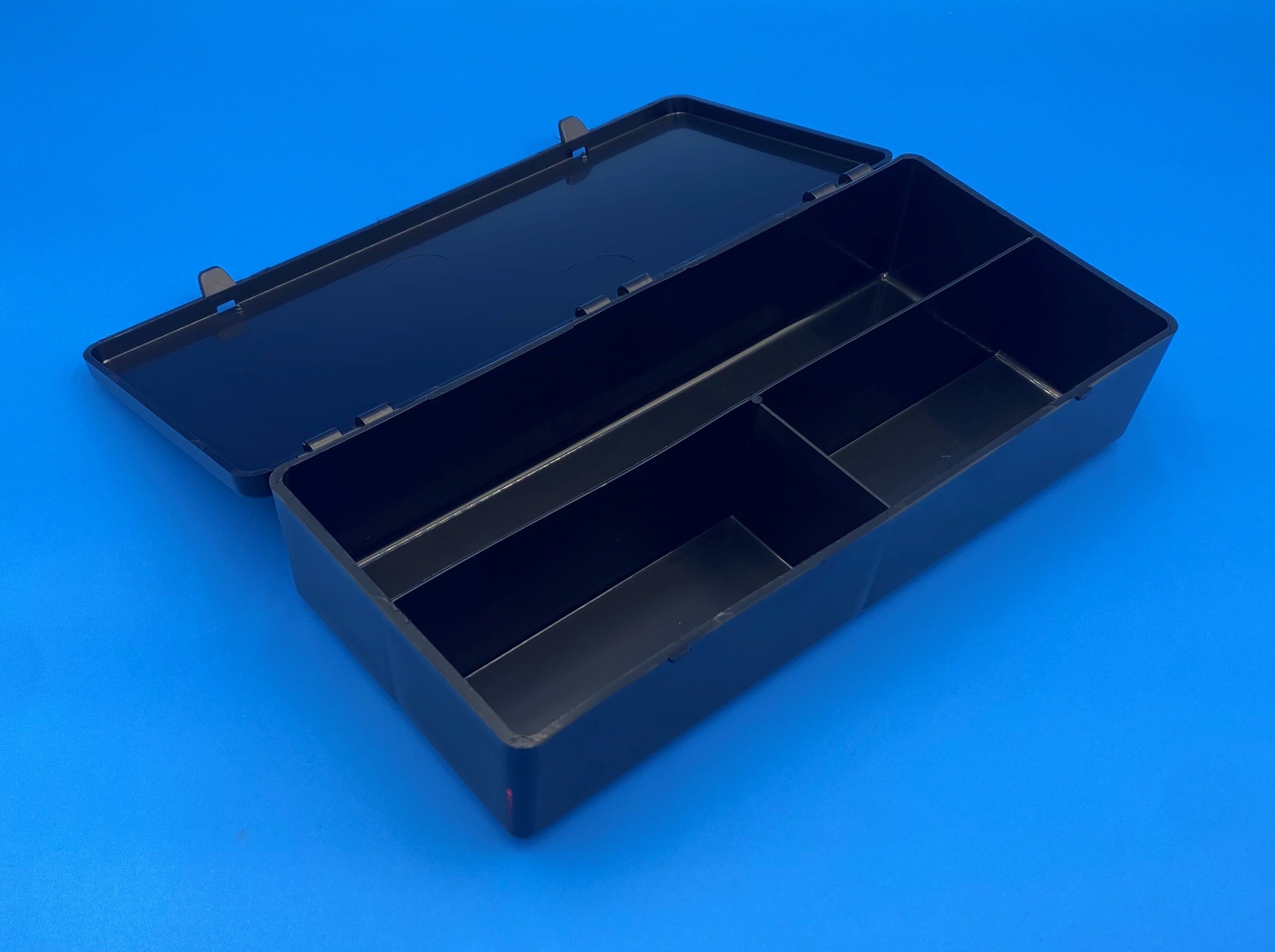 D54 Case, 3 Bays, Black Conductive Polypropylene (carton of 36 ea)