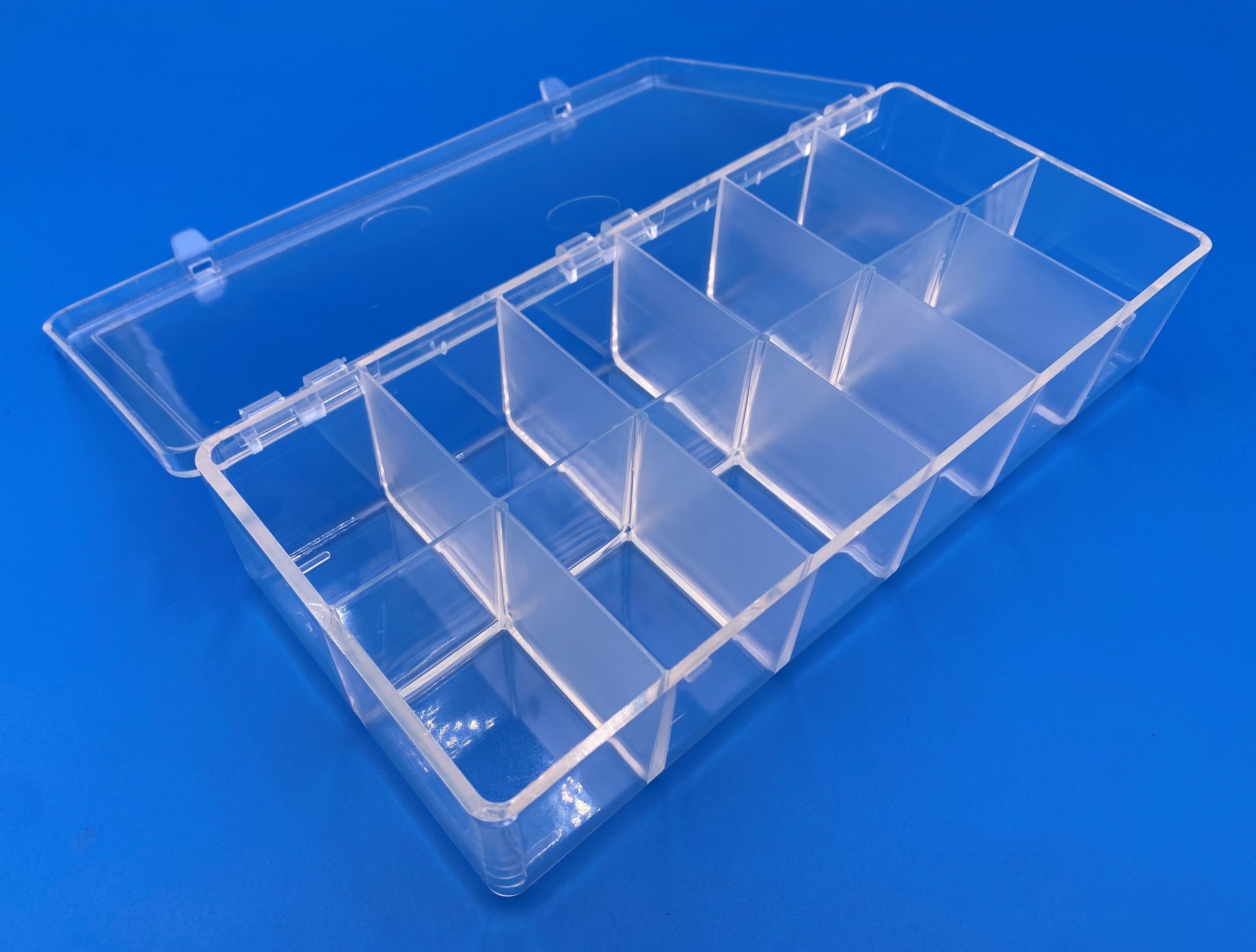 D54 Case, 12 Bays, Clear Impact-Protected Copolymer (carton of 36 ea)