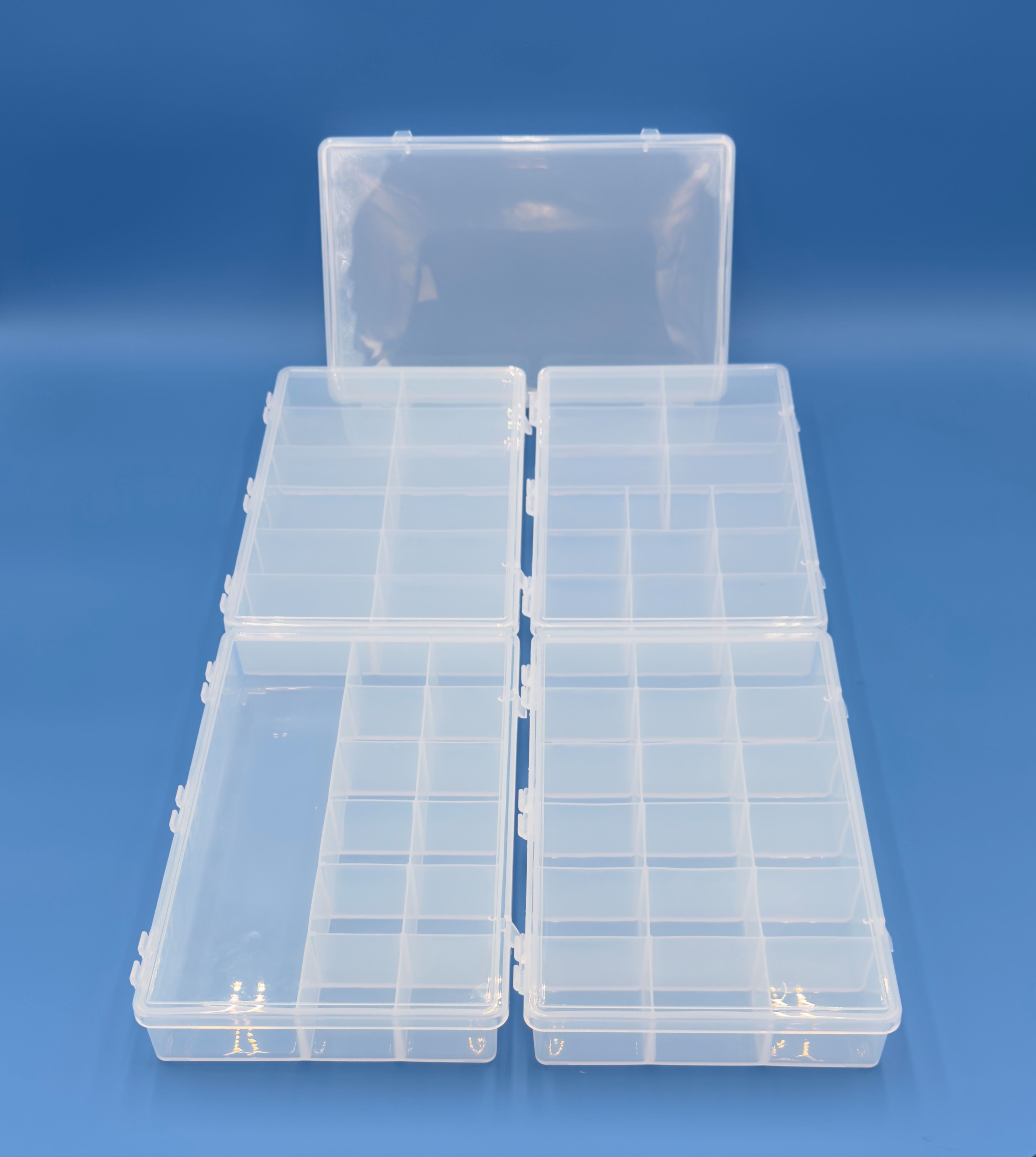 D55 Organizer Case, Variety Pack, Clarified Polypropylene (carton of 5 ea)