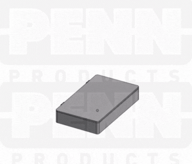 D55 Case, 1 Bay, Clear Impact-Protected Copolymer (carton of 32 ea)