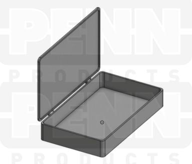 D55 Case, 1 Bay, Clear Impact-Protected Copolymer (carton of 32 ea)