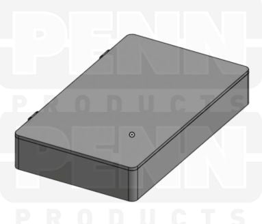 D55 Case, 1 Bay, Clear Impact-Protected Copolymer (carton of 32 ea)