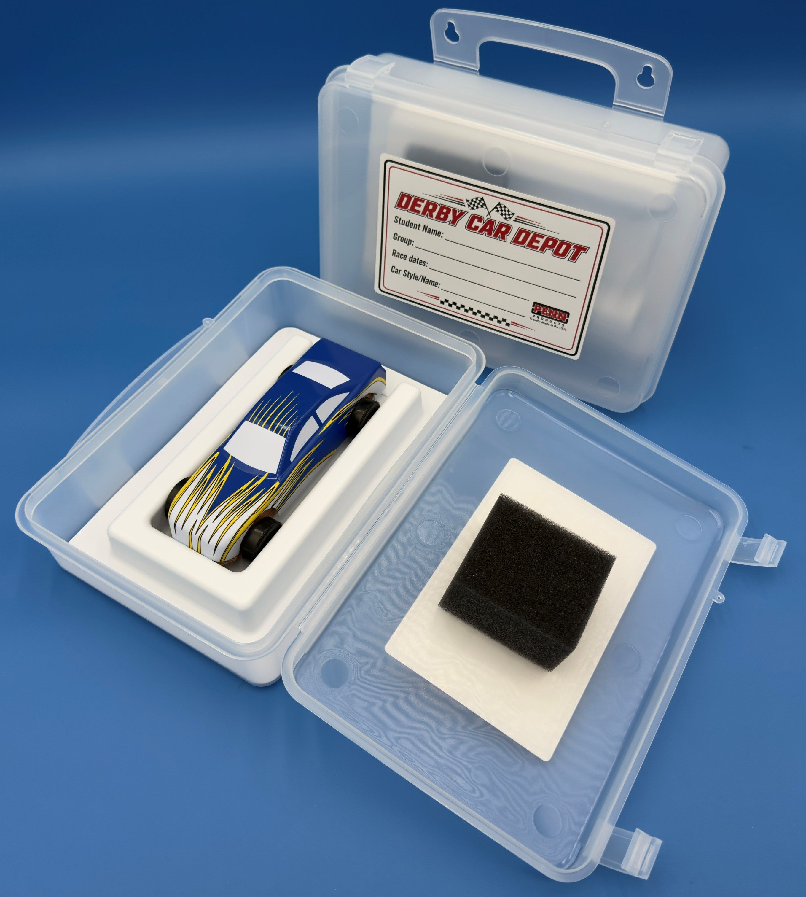 Derby Car Depot Case for Pinewood Cars (carton of 6 ea)