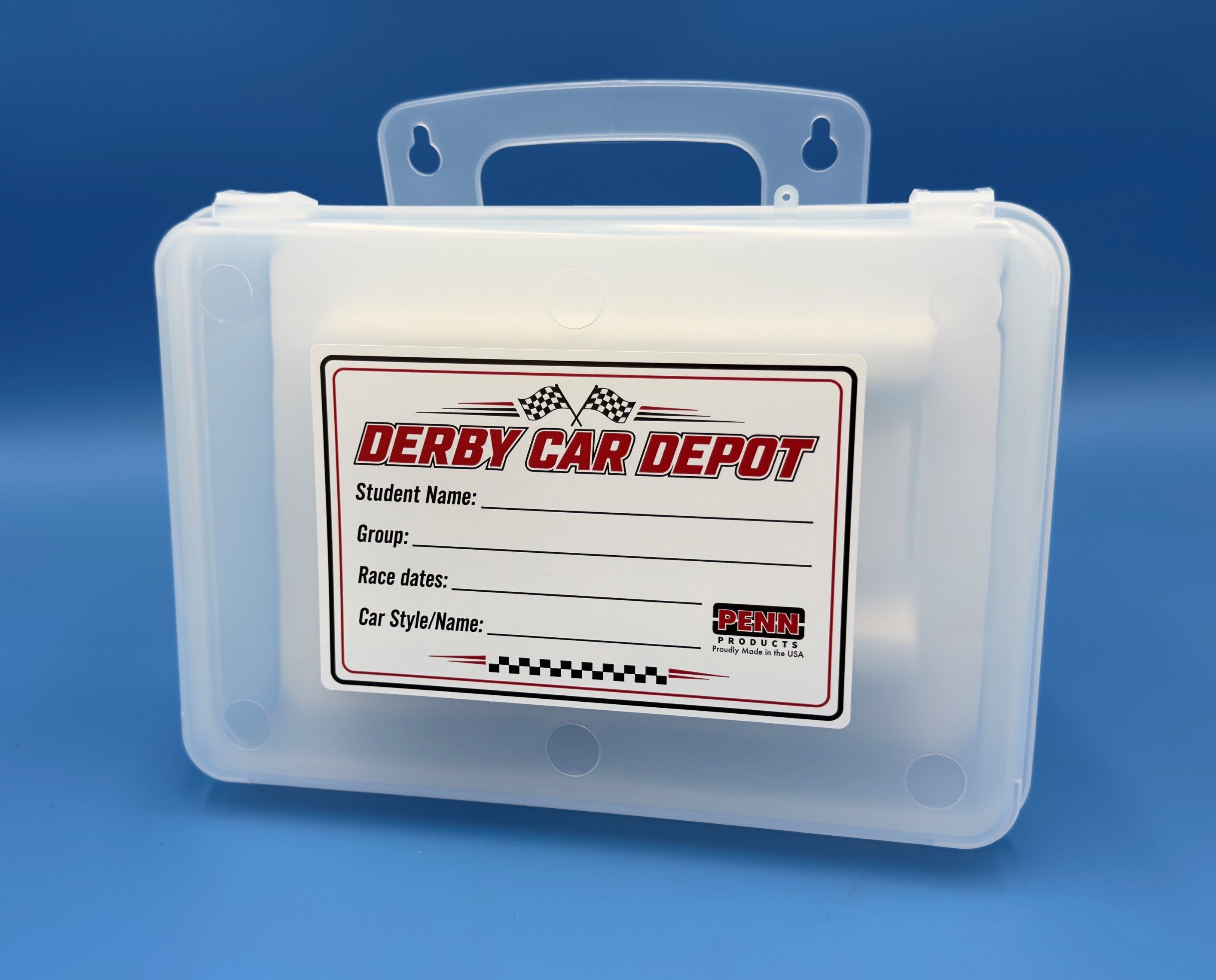 Derby Car Depot Case for Pinewood Cars (carton of 6 ea)
