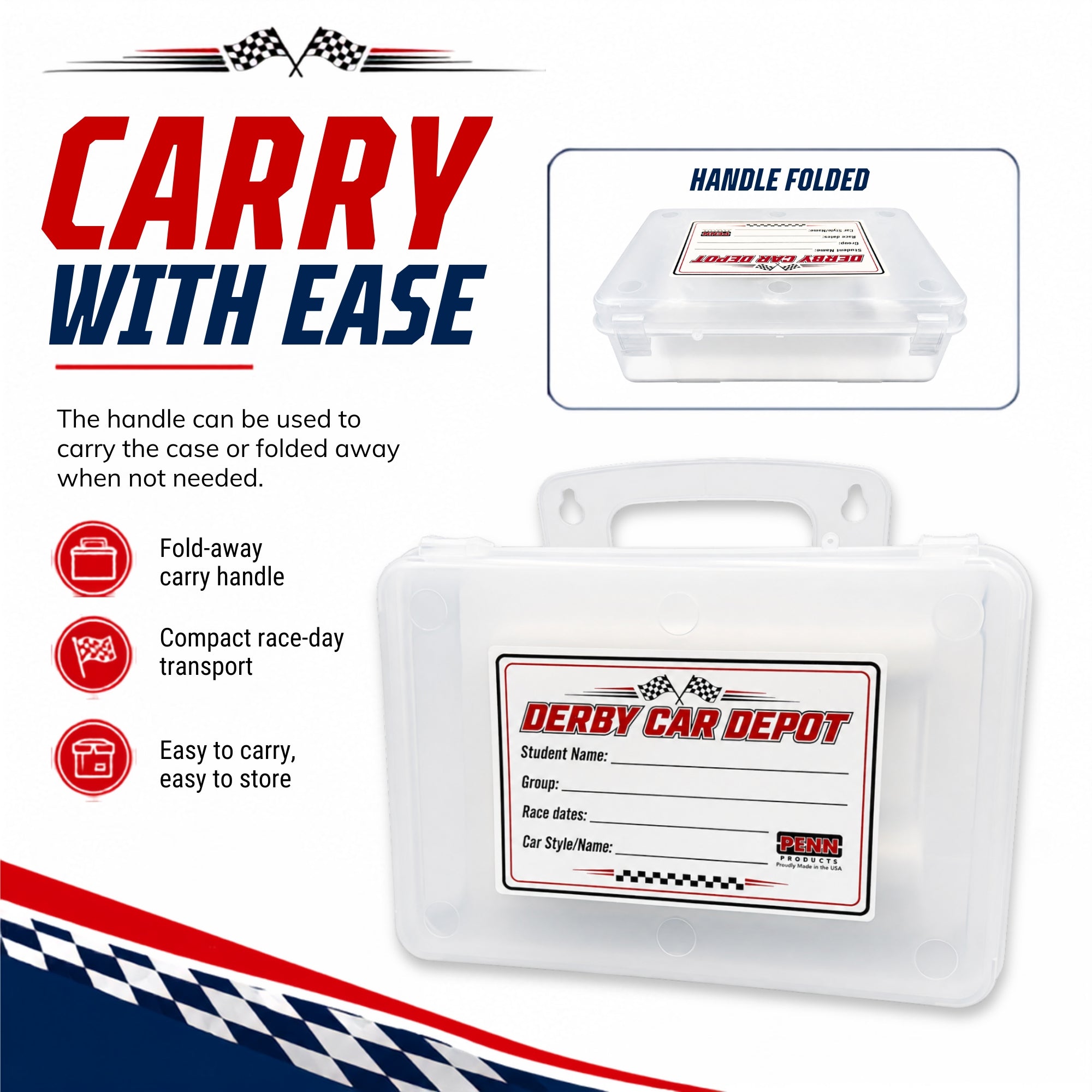 Derby Car Depot Case for Pinewood Cars