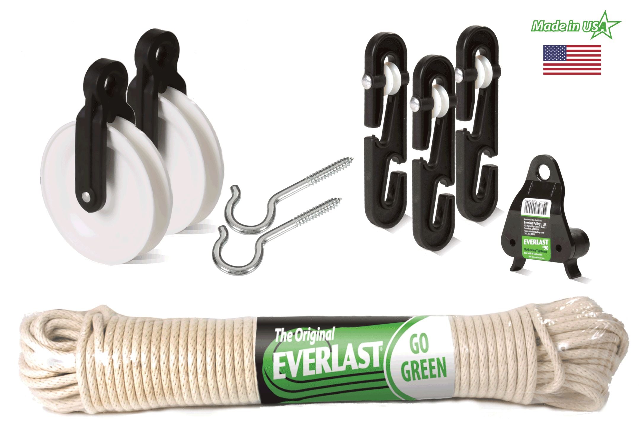 Everlast Clothesline Kit Medium Complete contents view 2