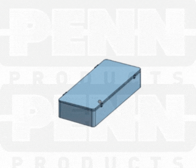 D54 Case, 17 Bays, Clear Impact-Protected Copolymer (carton of 36 ea)