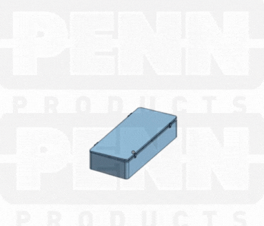 D54 Case, 7 Bays, Clear Impact-Protected Copolymer (carton of 36 ea)