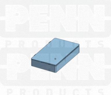 D55 Case, 13 Bays, Clear Impact-Protected Copolymer (carton of 32 ea)