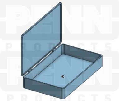 D55 Case, 1 Bay, Clear Impact-Protected Copolymer (carton of 32 ea)